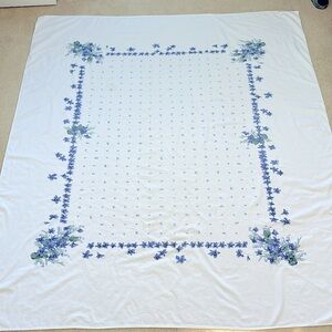 Vintage Floral Tablecloth